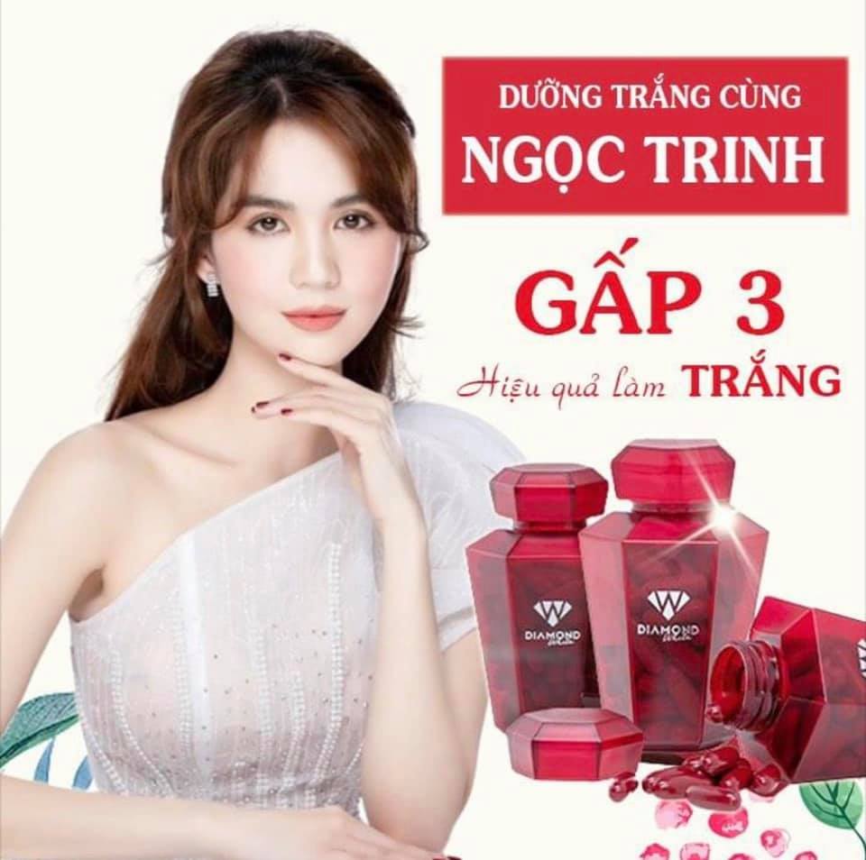 [HÀNG CHÍNH HÃNG] [ngọc trinh] Viên uống trắng da ngọc trinh diamond white