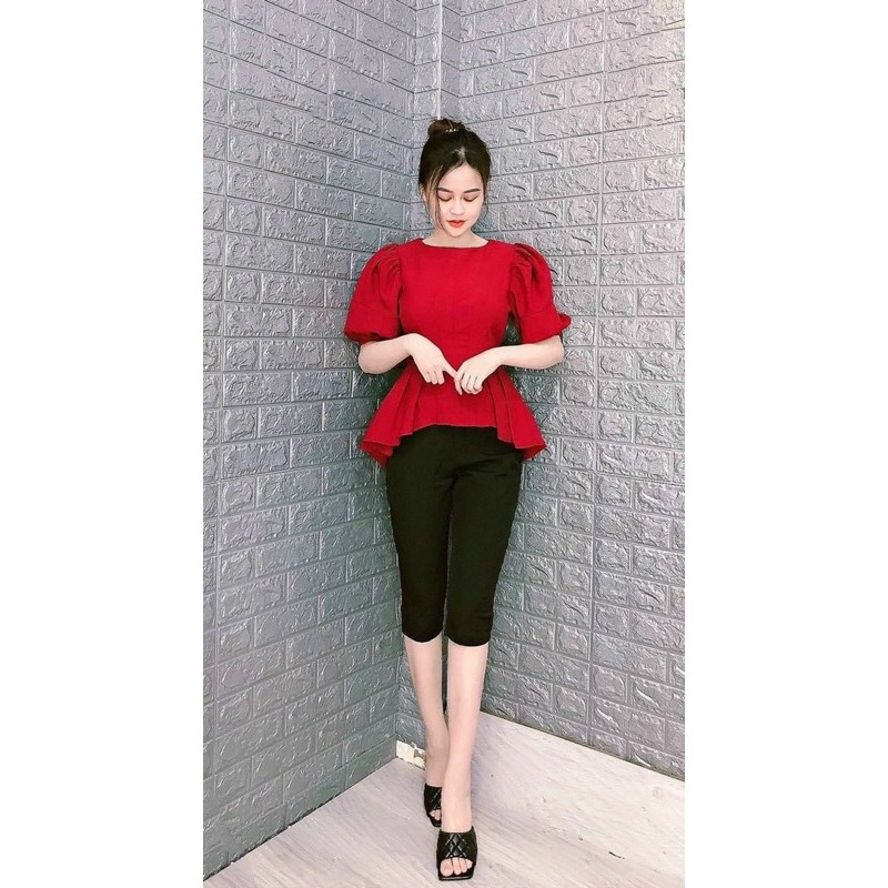 [HCM]Sét Peplum #Bigsize 60KG Đến 90KG