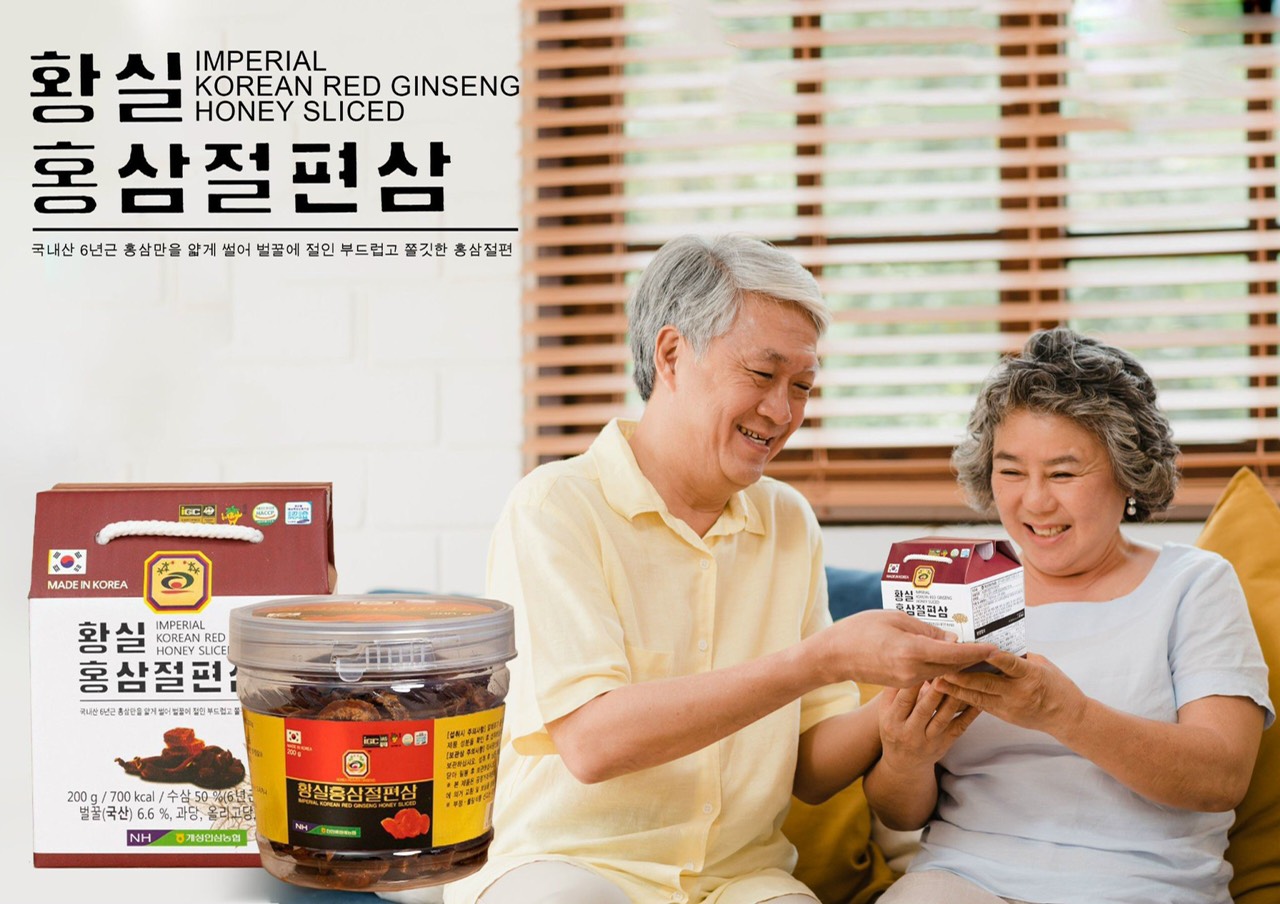 (Chuẩn Auth) Hồng Sâm Thái Lát Tẩm Mật Ong Hàn Quốc