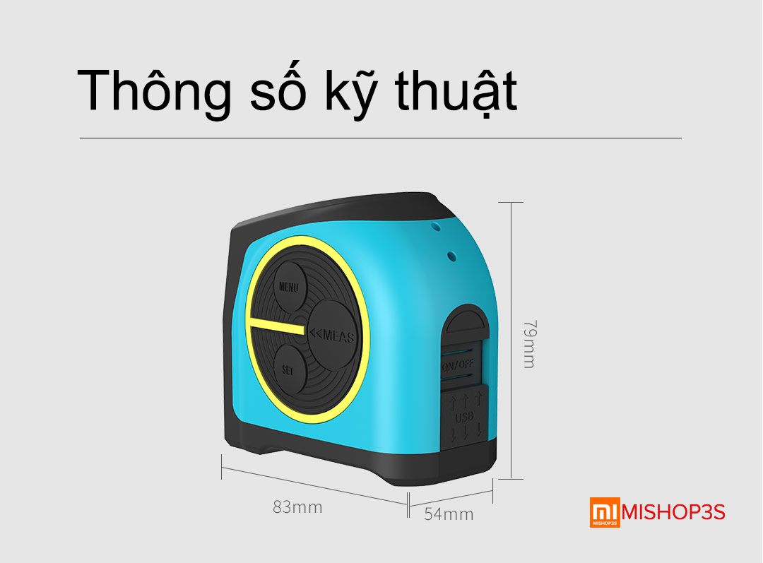Thước cuộn laser Xiaomi Mileseey DT10