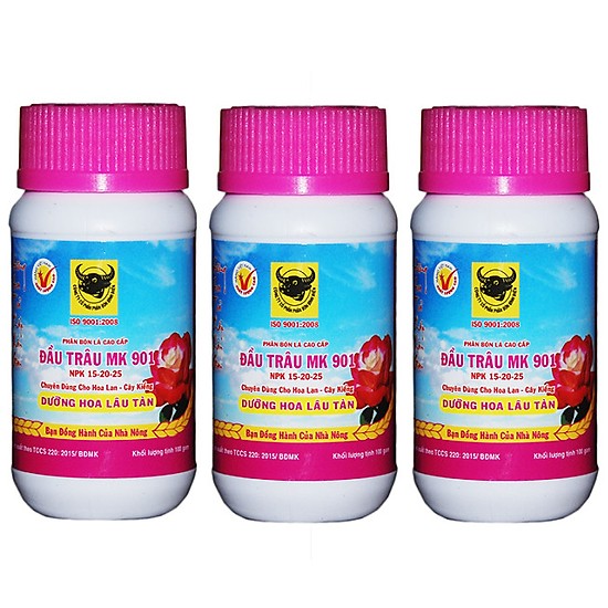Phân bón Đầu trâu 901 chuyên dưỡng hoa - giúp hoa lâu tàn - hoa to và màu sắc rực rỡ | Phởms Market