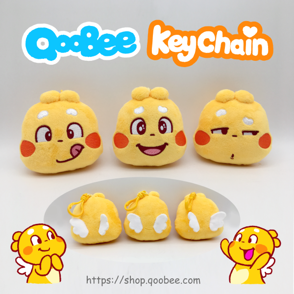 QooBee Keychain Plushy