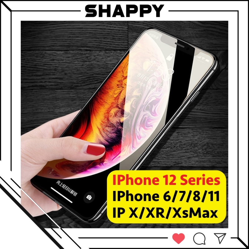 [Loại Xịn] Kính Cường Lực IPhone 10D Full Bóng 6/6Plus/7/8/7Plus/8Plus/X/XS/XR/XsMax/11Pro/11/11ProMax [Shappy Shop]