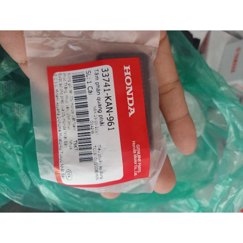 miếng phản quang dè sau ab 2020 chính hãng honda