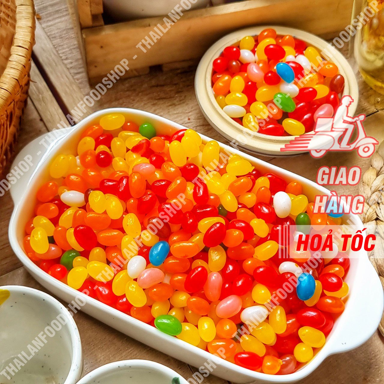 Kẹo bi trái cây - lon 500gr
