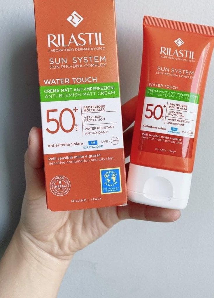 Kem chống nắng rilastil water touch fluid