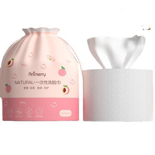 Khăn lau mặt dùng 1 lần 100% bông tự nhiên - animerry