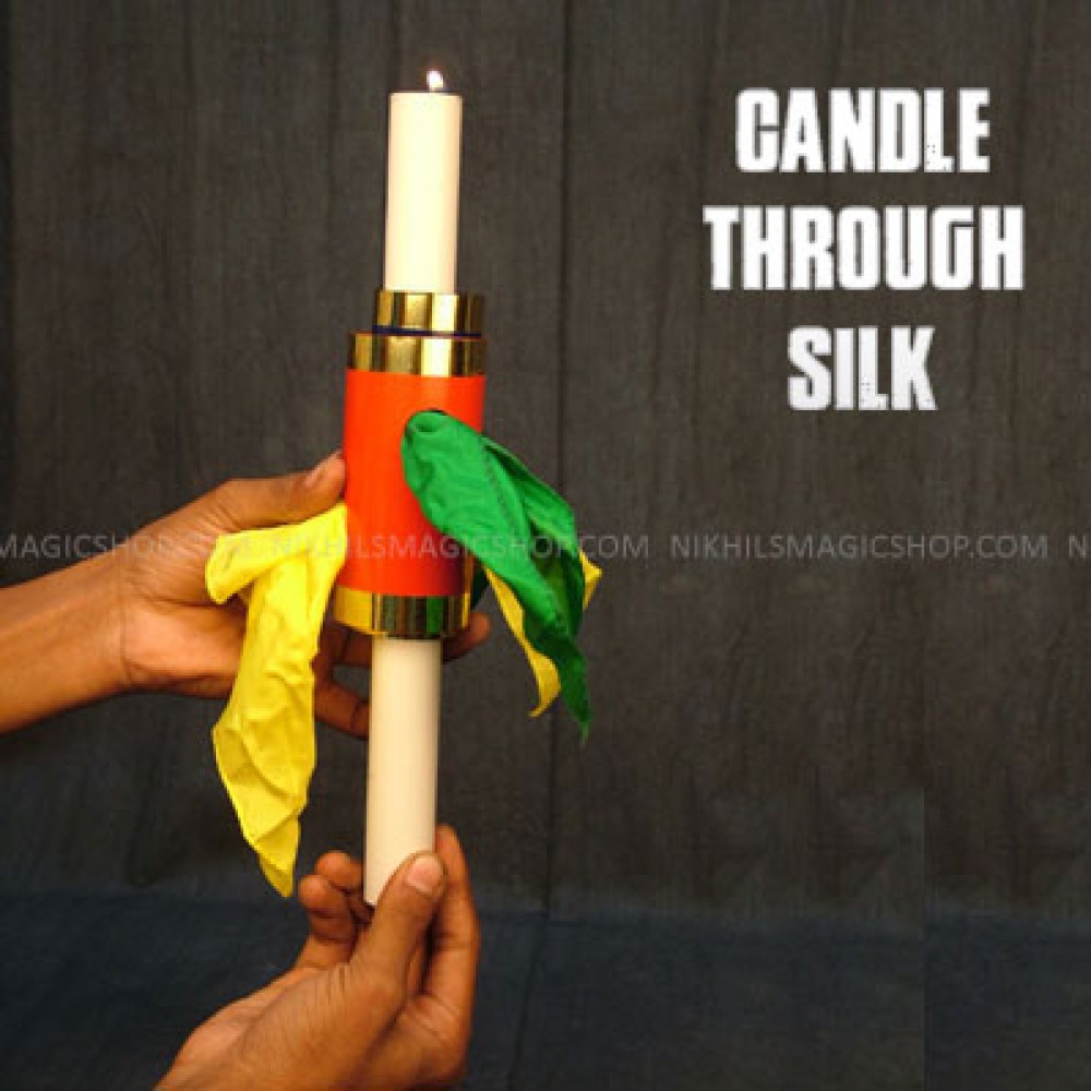 Đạo cụ ảo thuật cận cảnh : Candle through silk