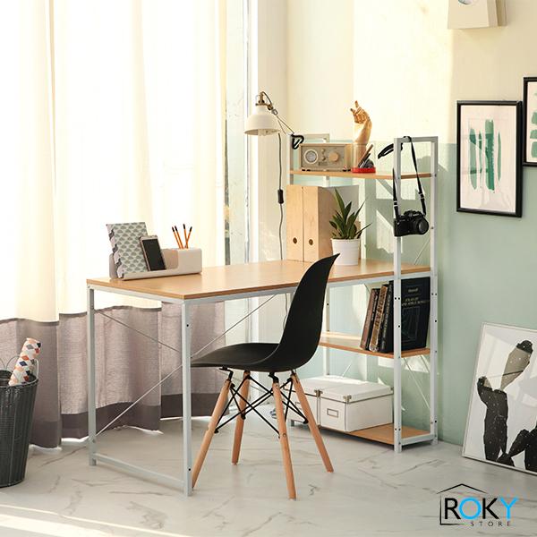 Bàn Liền Kệ Khung Sắt - WRITING DESK SIZE S
