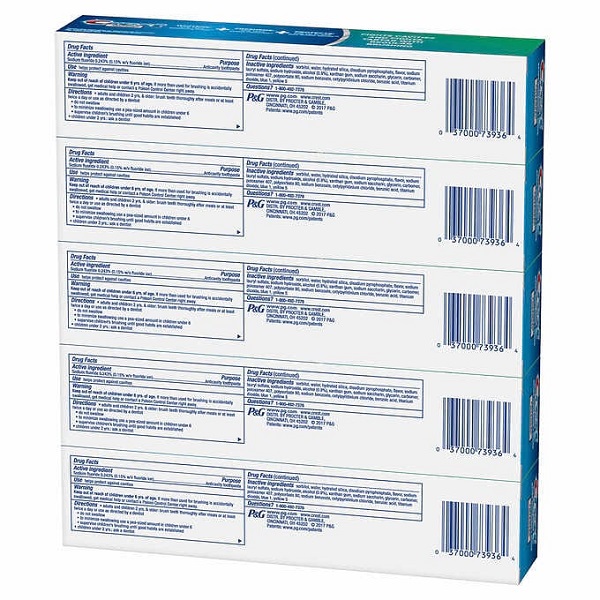 Kem đánh răng trắng răng C.r.e.s.t Complete Extra Whitening Scope Advanced Freshness của Mỹ tupe 232gr
