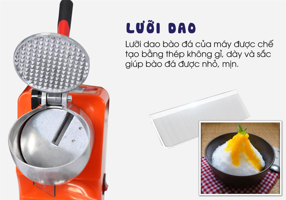 Lưỡi dao thay thế máy bào đá 300w -500w