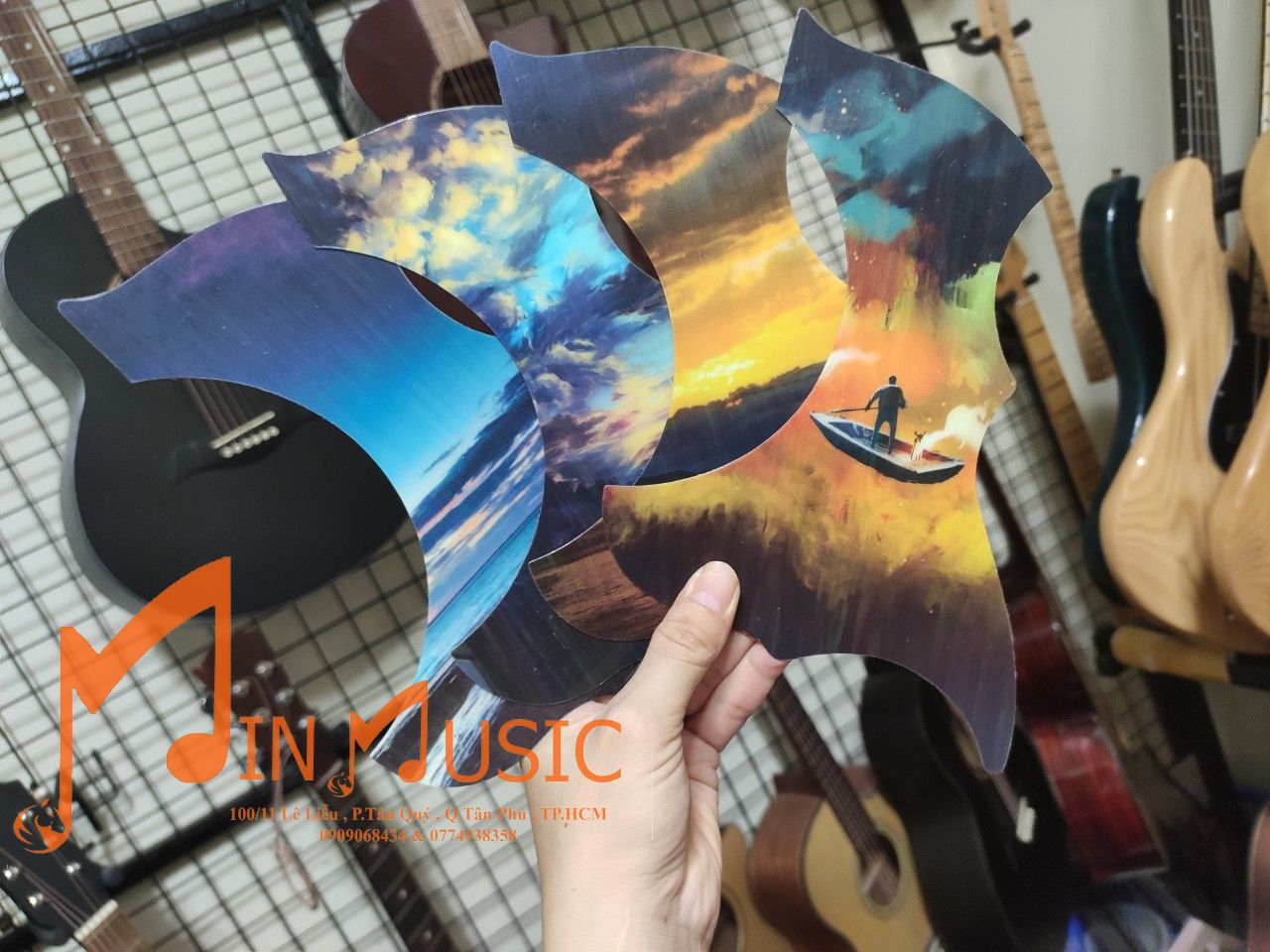 3D Guitar Case Anti-Scratch Sticker