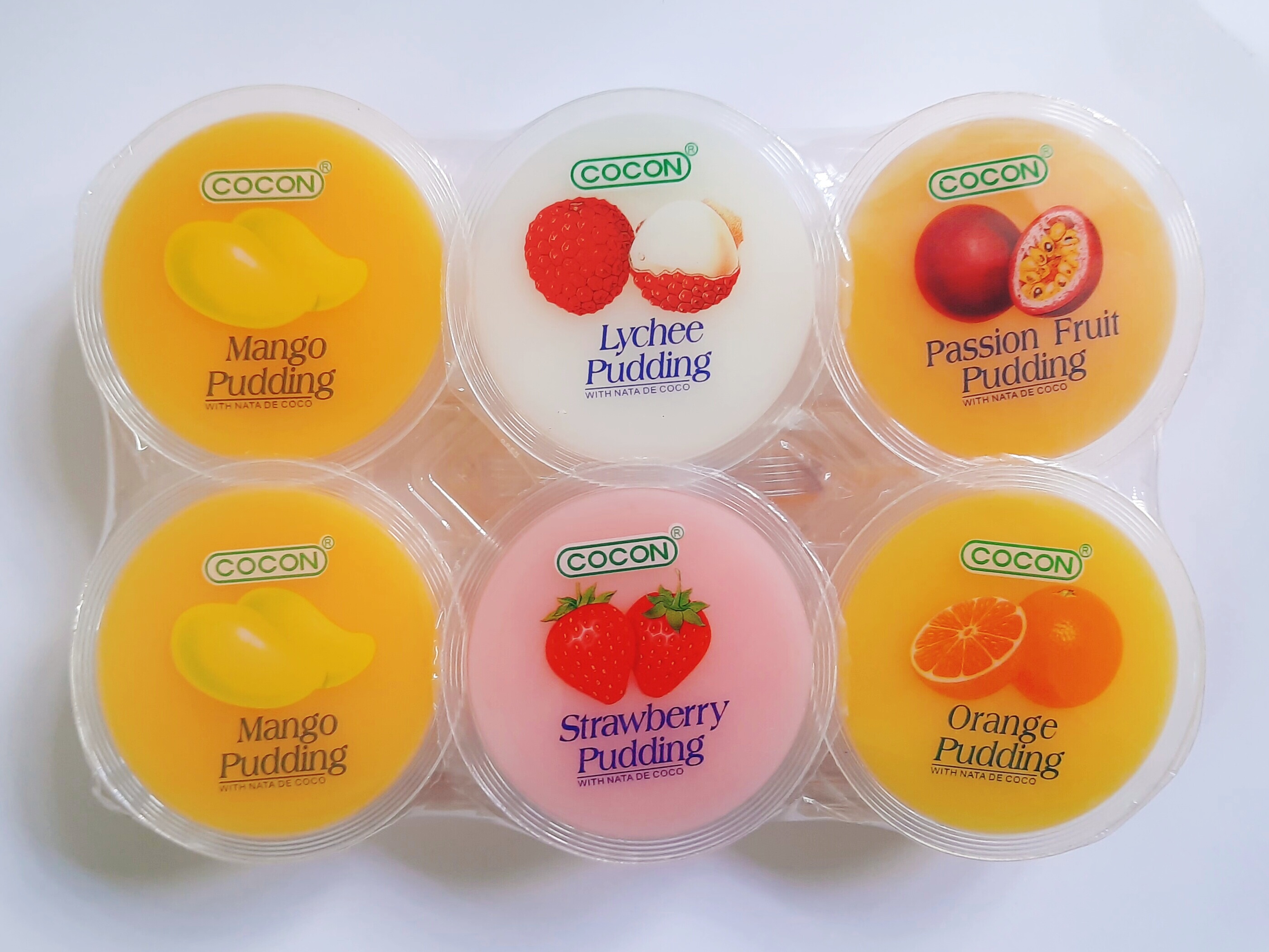 Combo 8 Lốc Thạch 6 Chén Trái Cây Cocon (480g x 8 lốc)