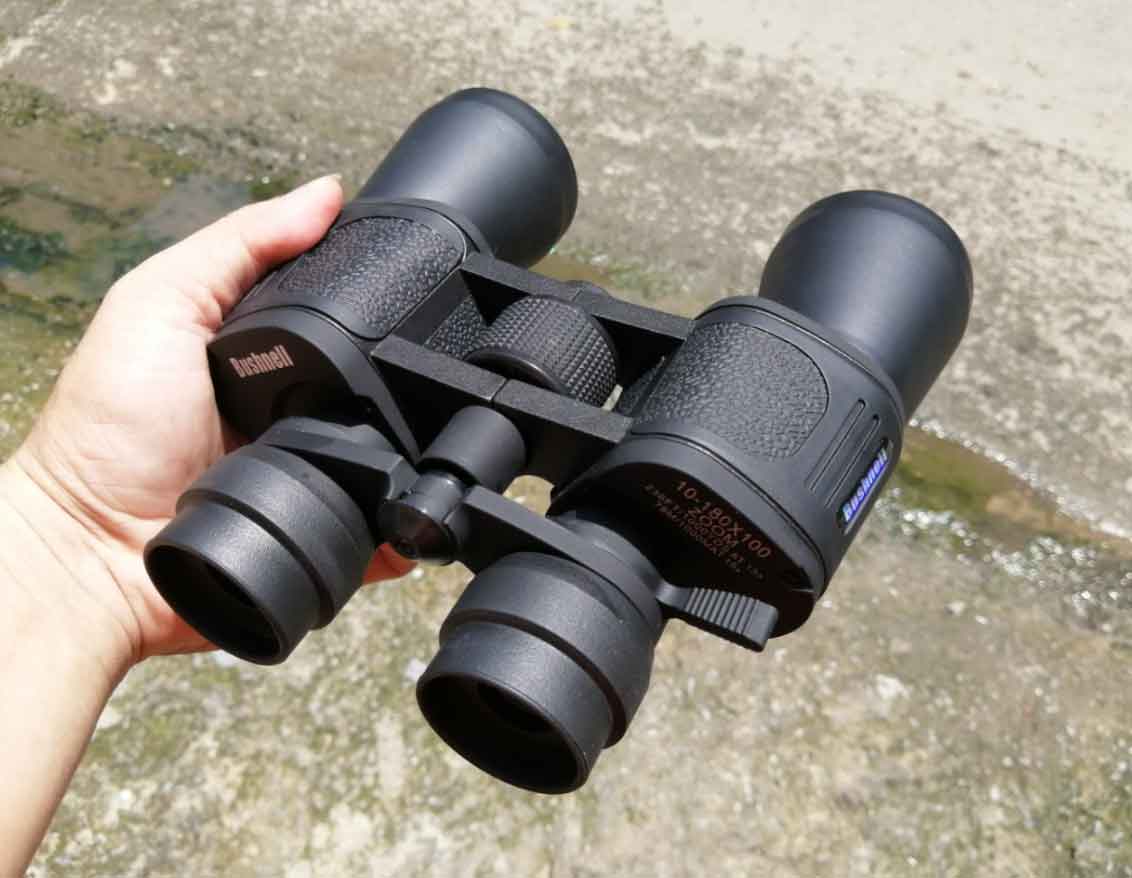 Ống nhòm soi ong du lịch độ zoom cao bushnell 10-180x100 cao cấp