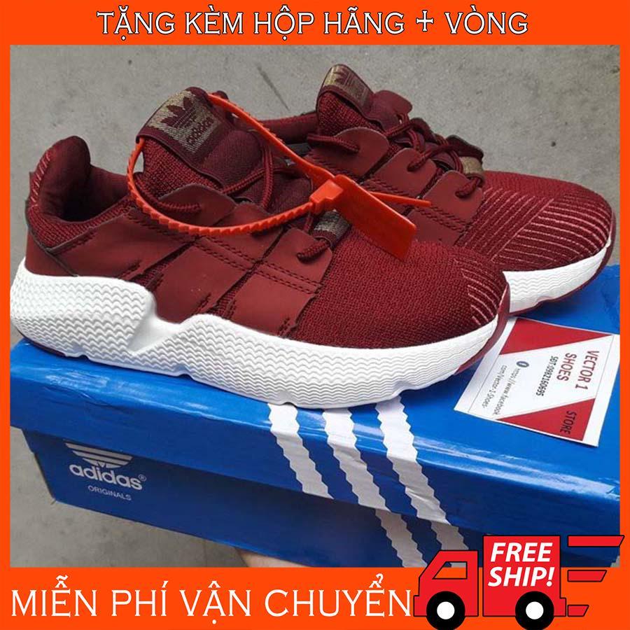 [CÓ KÈM HỘP] Giày Prophere Đỏ Mận Trắng (Thời Trang)