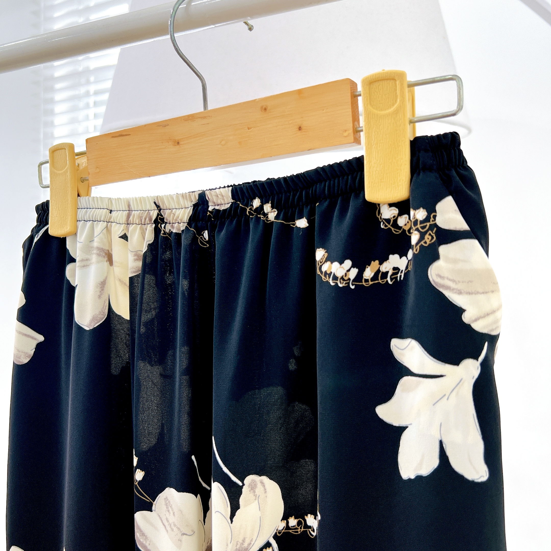 Pijama Lụa Tay ngắn quần dài Satino - Blue Gray & Cream