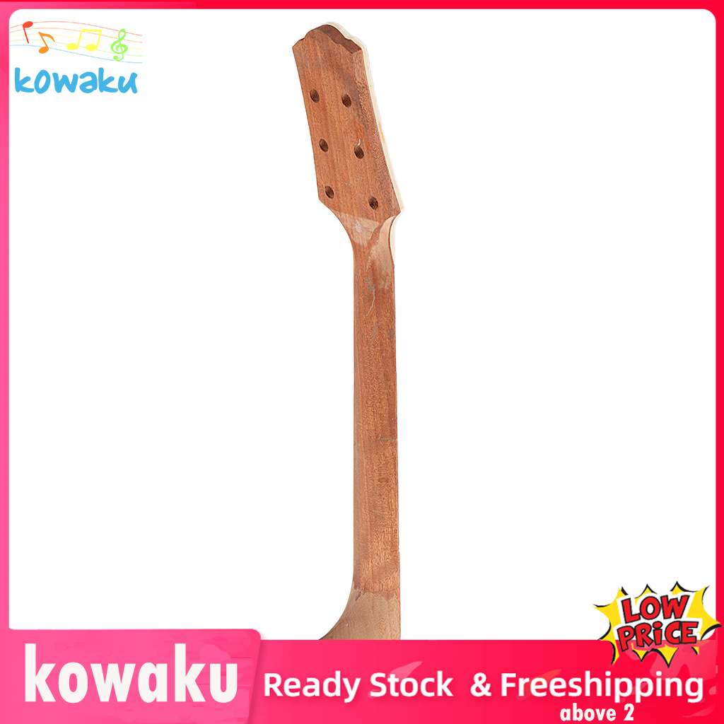 kowaku Sturdy Mahogany Head Guitar Neck DIY Repair Replacement for Acoustic Guitar