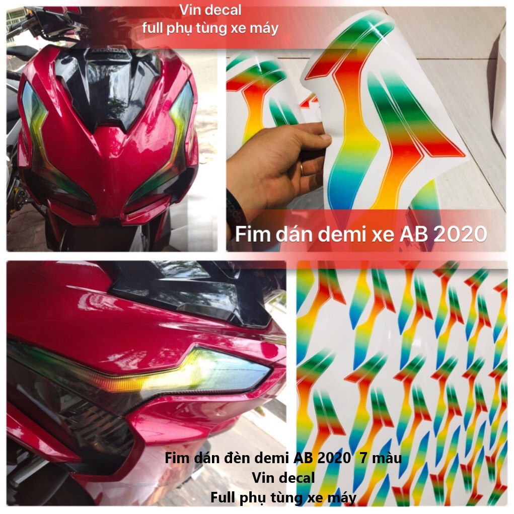 Cặp tem demi ab 2020 air blade 2020 7 màu