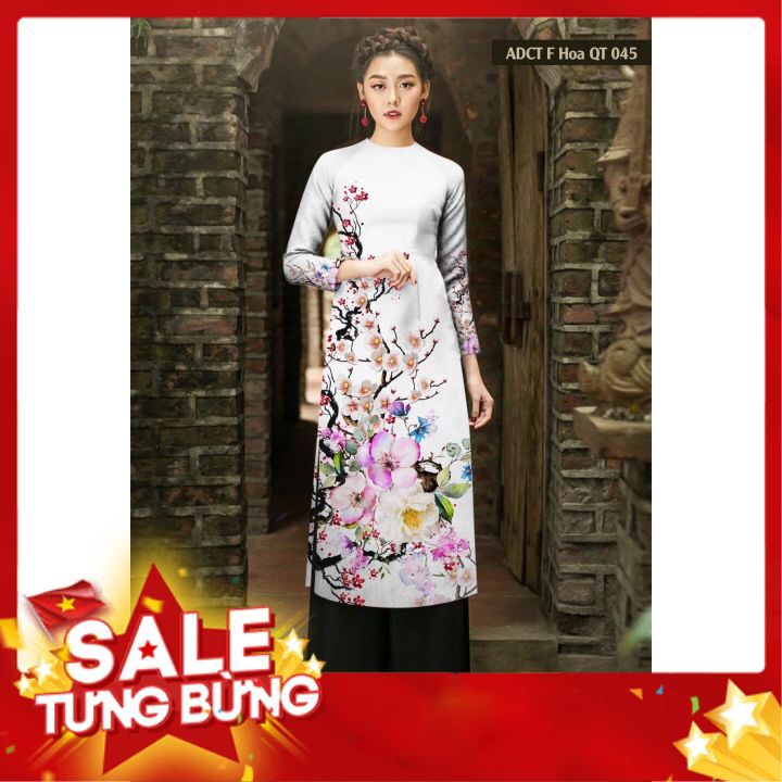 Áo Dài In 3D - Ao dài cách Tân Sang trọng