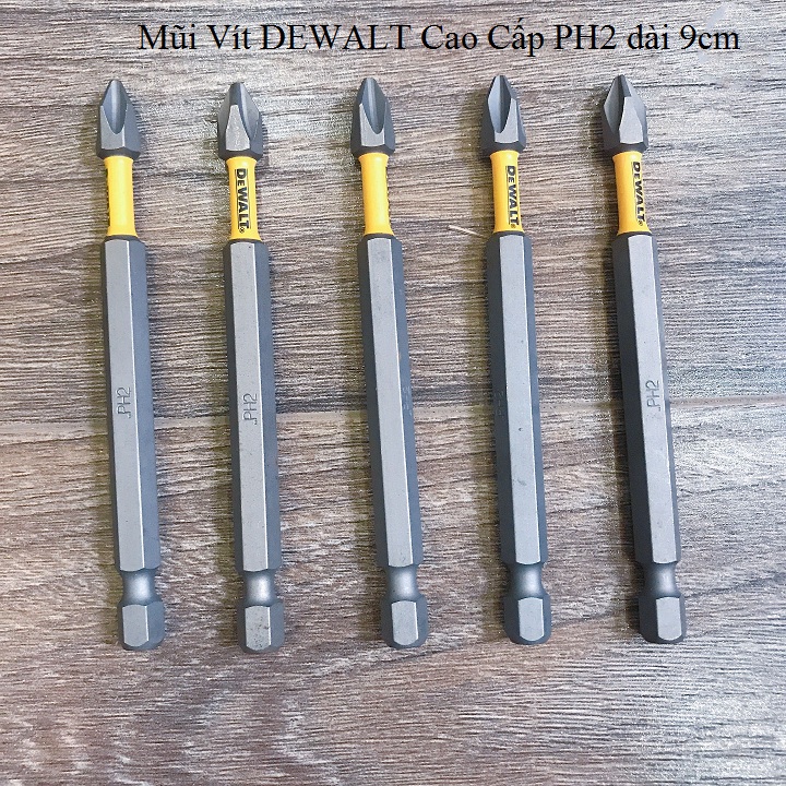 Đầu Bắn Vít DeWalt hàng nhập Mỹ ph2 - 90mm. Có Từ