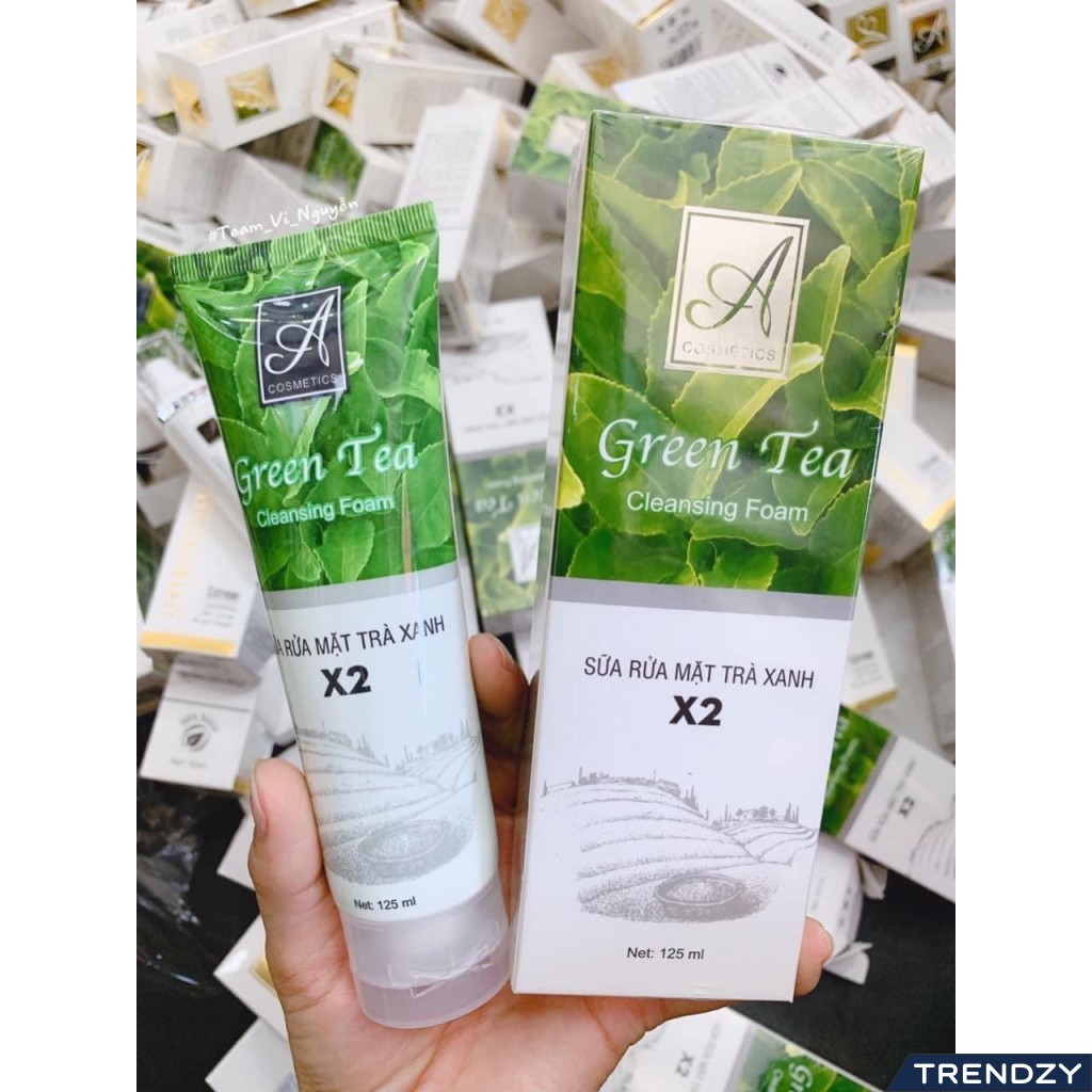 SỮA RỬA MẶT TRÀ XANH X2 A COSMETICS