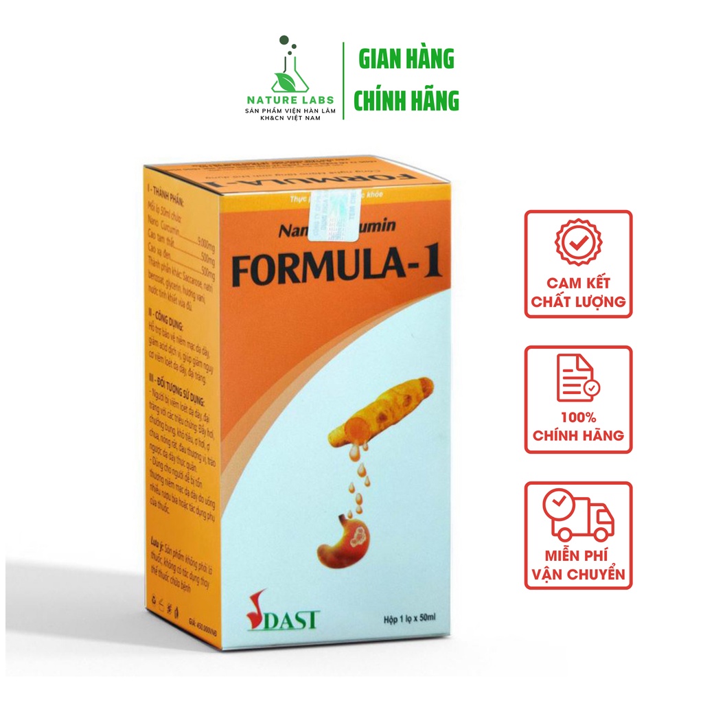 Tinh nghệ Nano Curcumin Formula 1