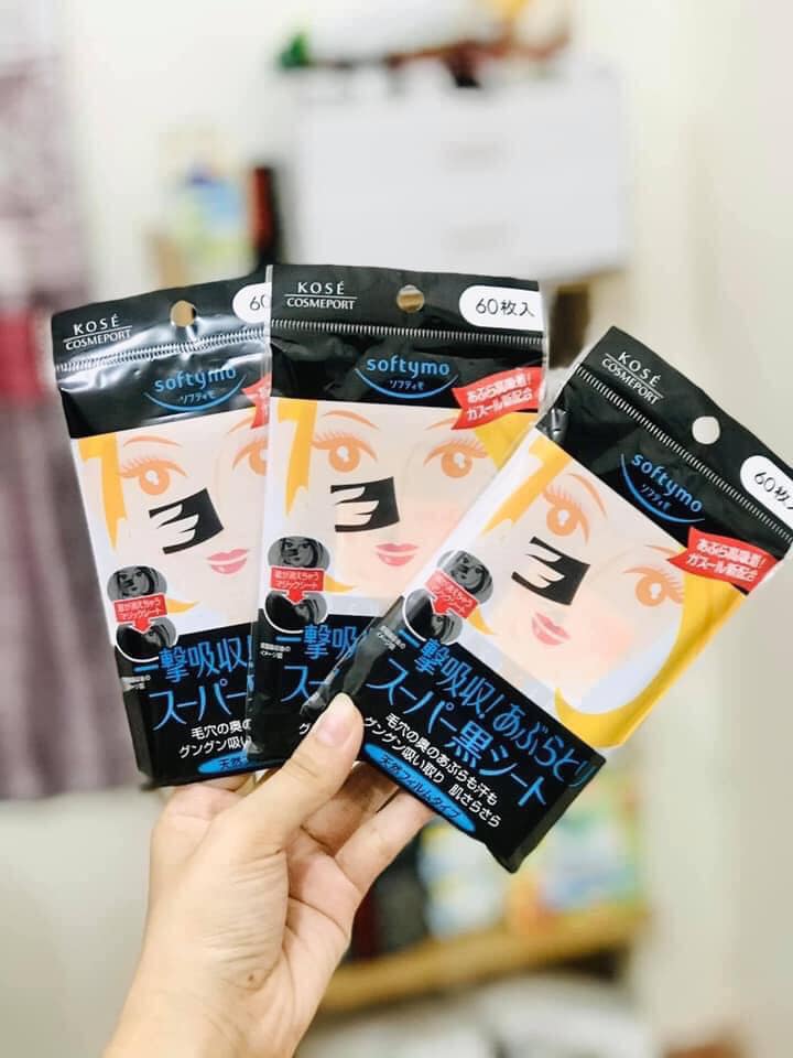 Giấy thấm dầu Kose Softymo than hoạt tính