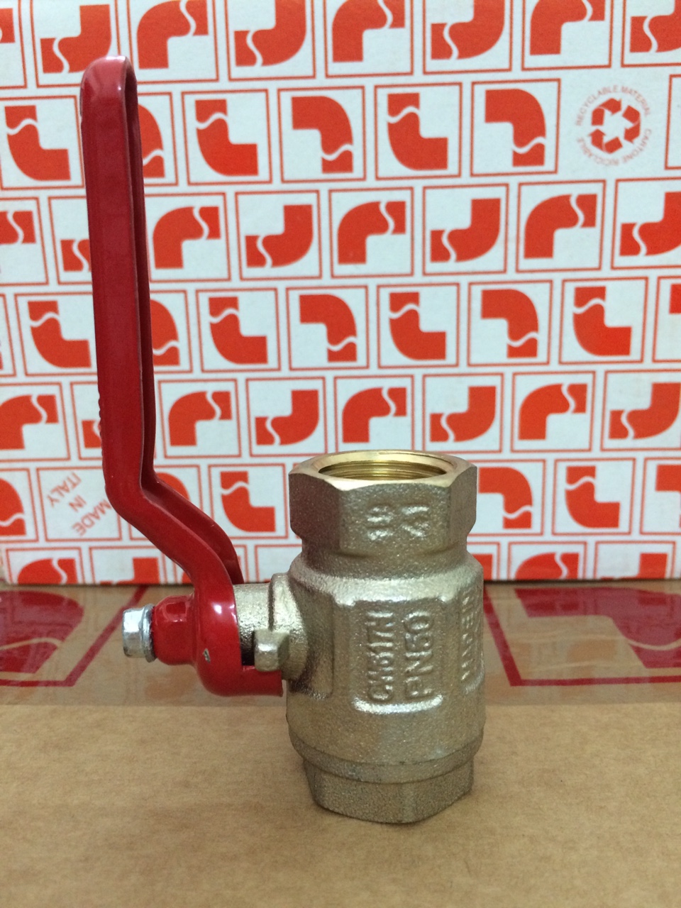 Van bi đồng ren art.090 Italy phi 13 phi 17 phi 21 áp lực 50kg