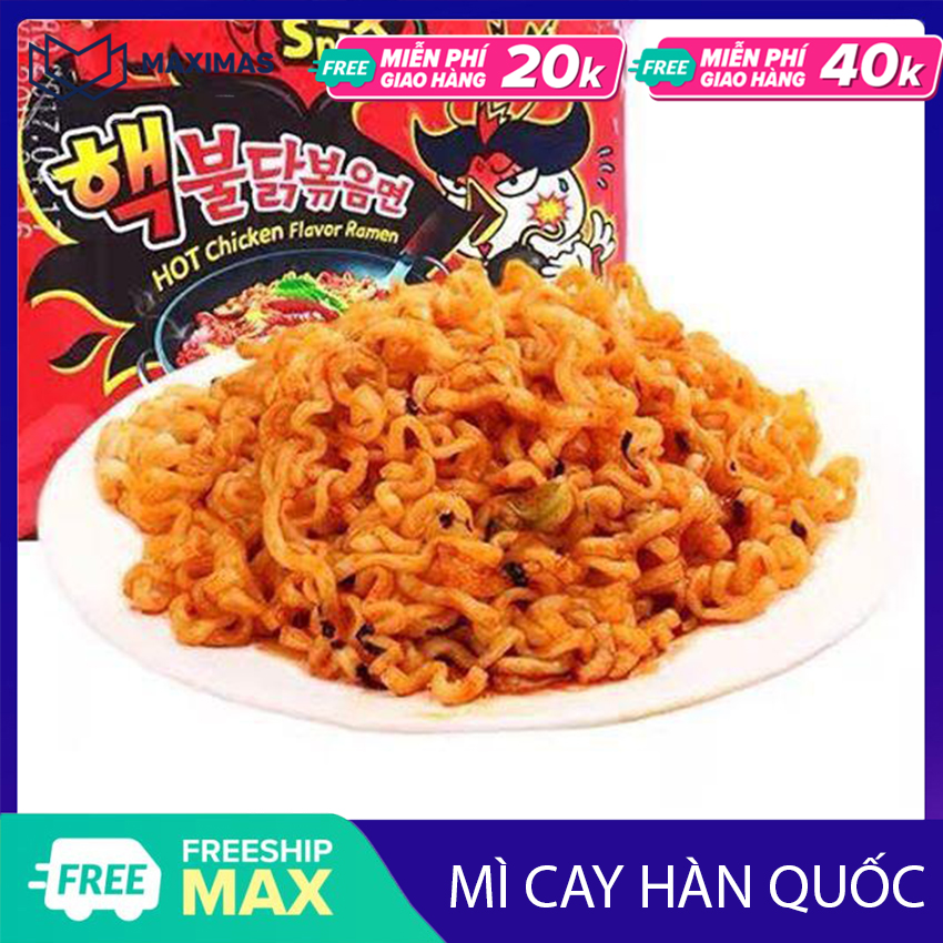 Mì cay Samyang x2 gói 140g COMBO 3 GÓI M07