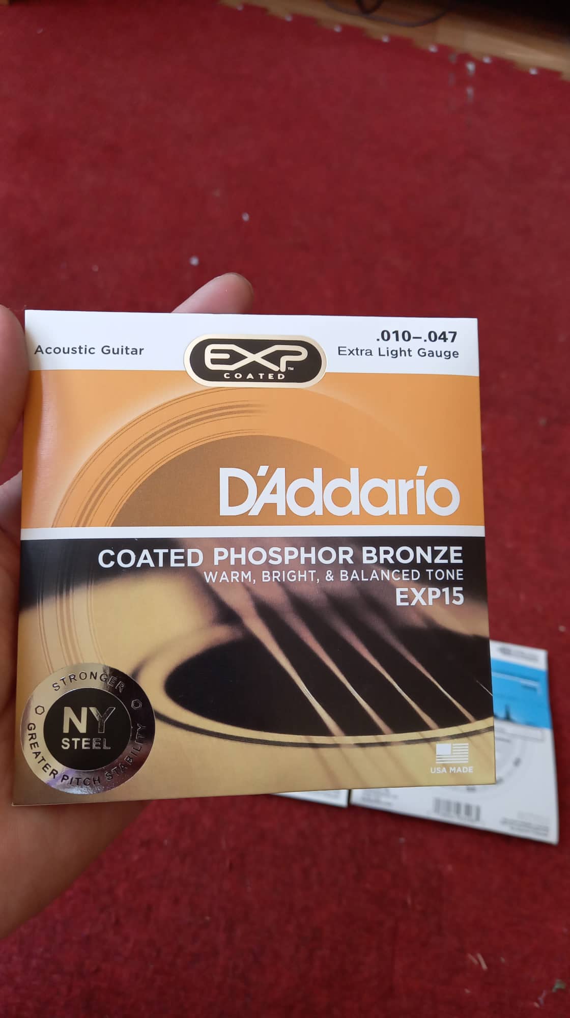 DÂY ĐÀN GUITAR ACOUSTIC D’ADDARIO EXP26/15/16