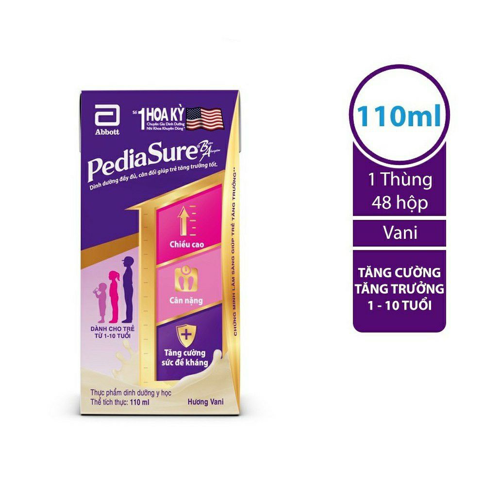[HCM]Hộp sữa nước pediasure 110ml