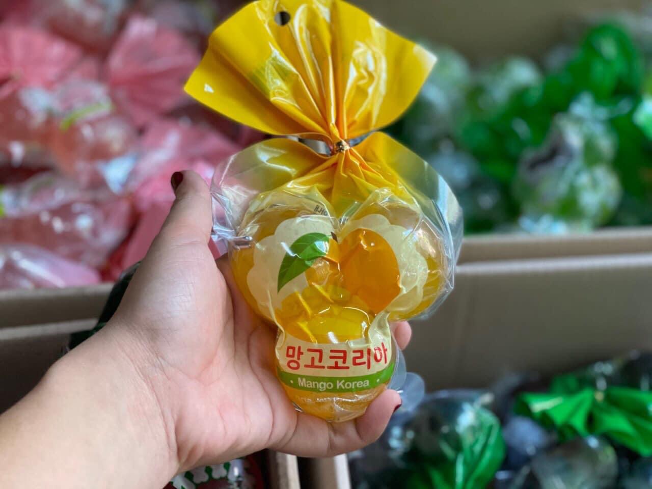 Thạch nho nổ vị Xoài Kyoho Hàn Quốc 180g