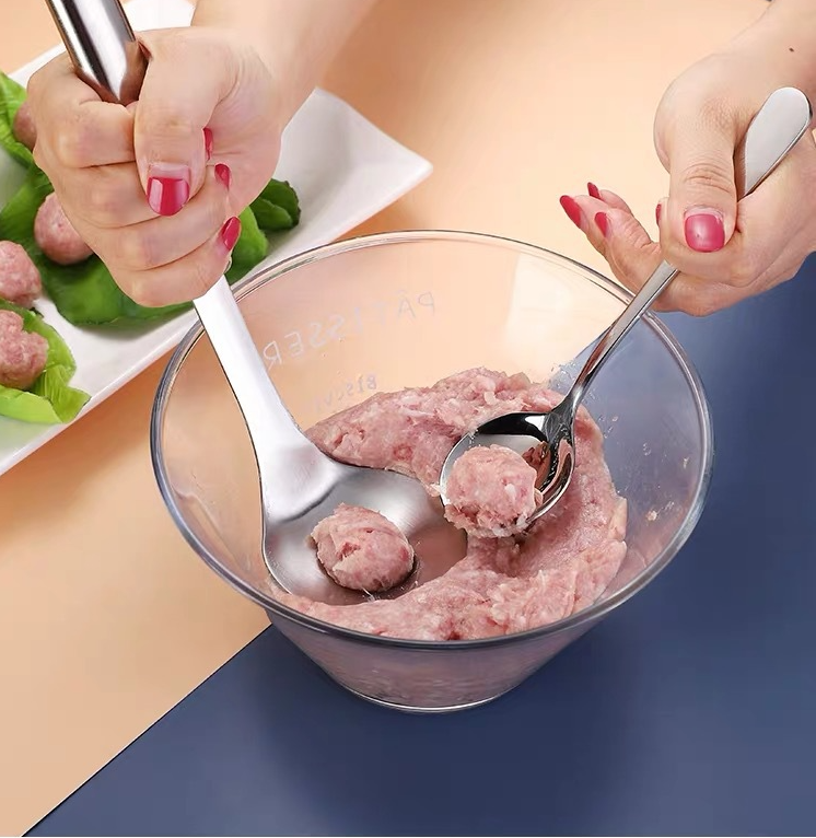 Muôi nặn thịt viên inox cao cấp