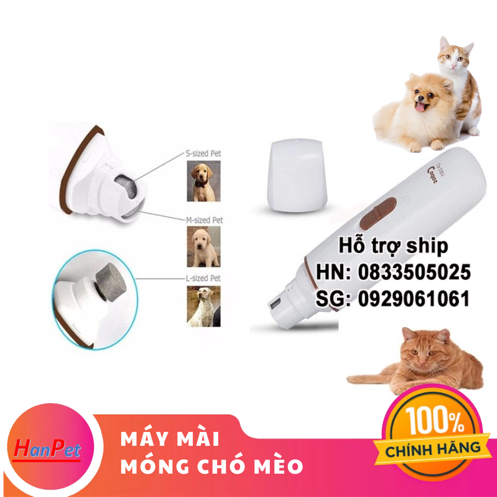 Hanpet - Máy mài móng codos CP3301 ( 4711480) mài móng chó mèo- Loại dùng pin