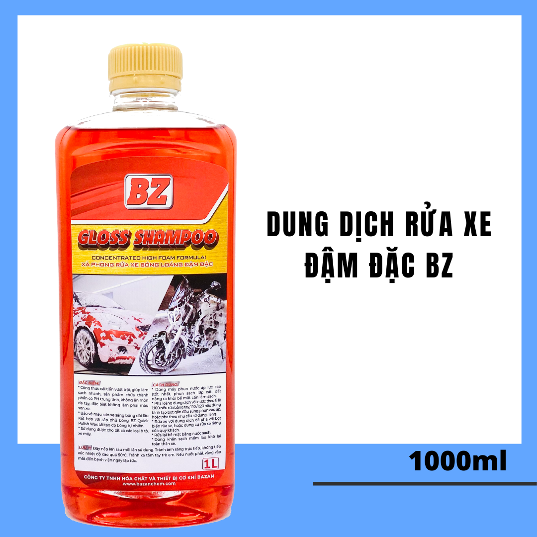 DUNG DỊCH RỬA XE ĐẬM ĐẶC 1 LIT
