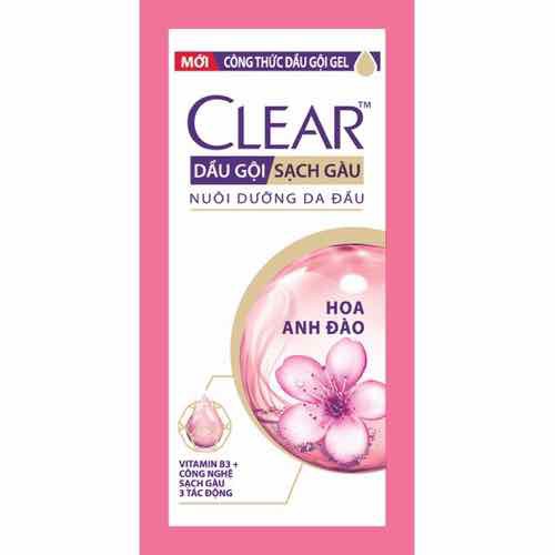 DẦU GỘI SẠCH GÀU CLEAR (1 DÂY 12 GÓI / 1 GÓI 6g)