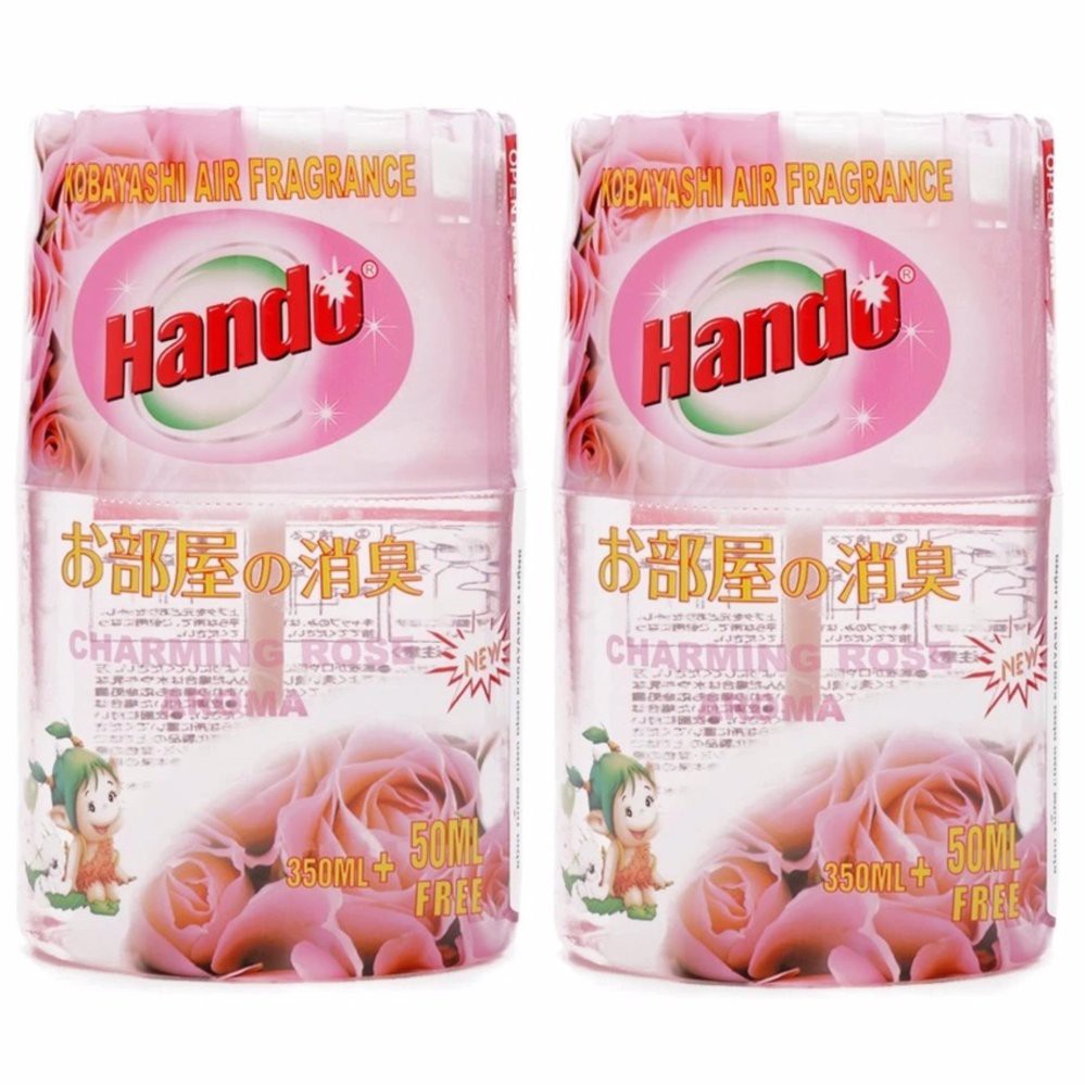Bộ 2 bình thơm cung đinh Kobayashi Hando 350ml (Hồng)
