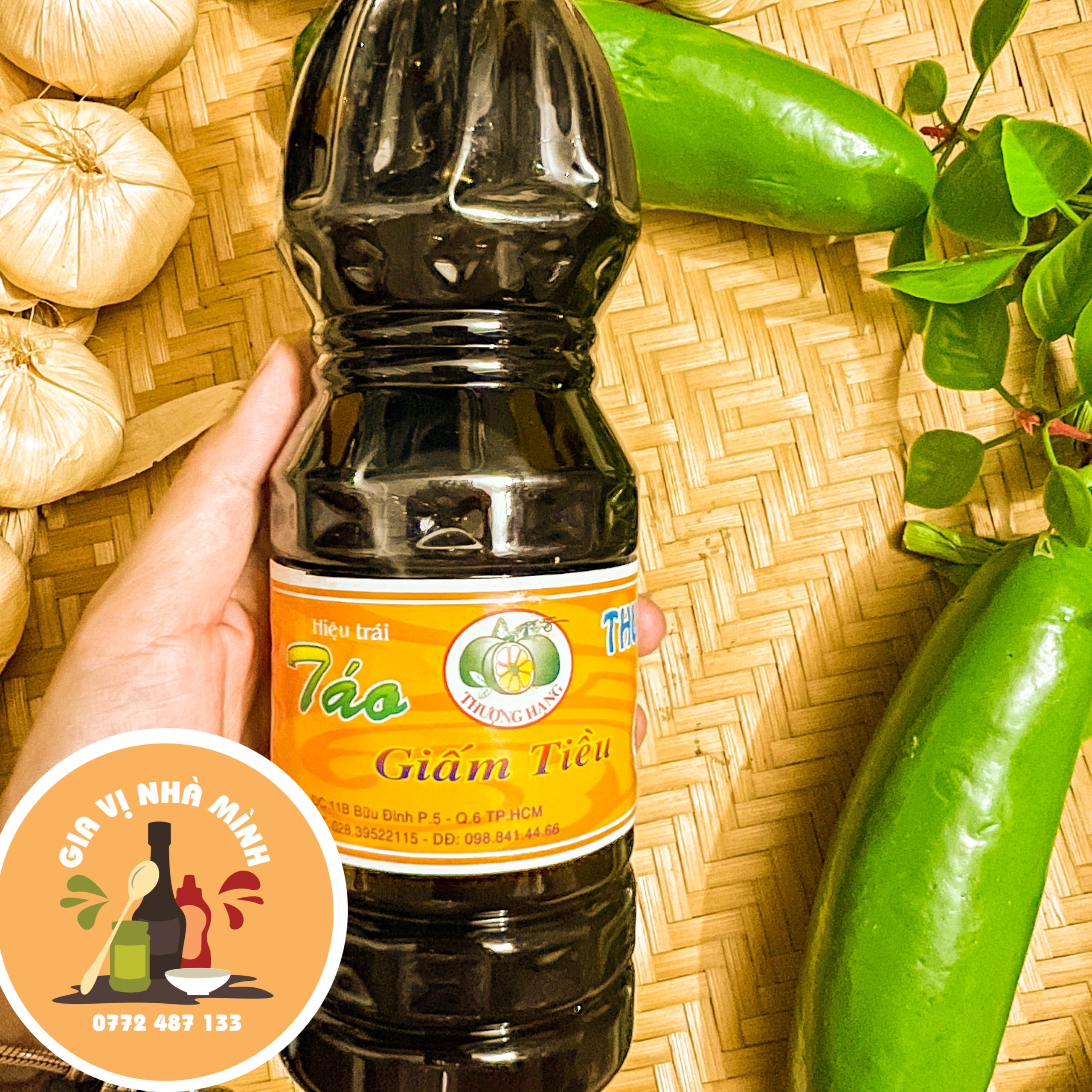 GIẤM TIỀU THUẬN THÀNH - CHAI 450ML