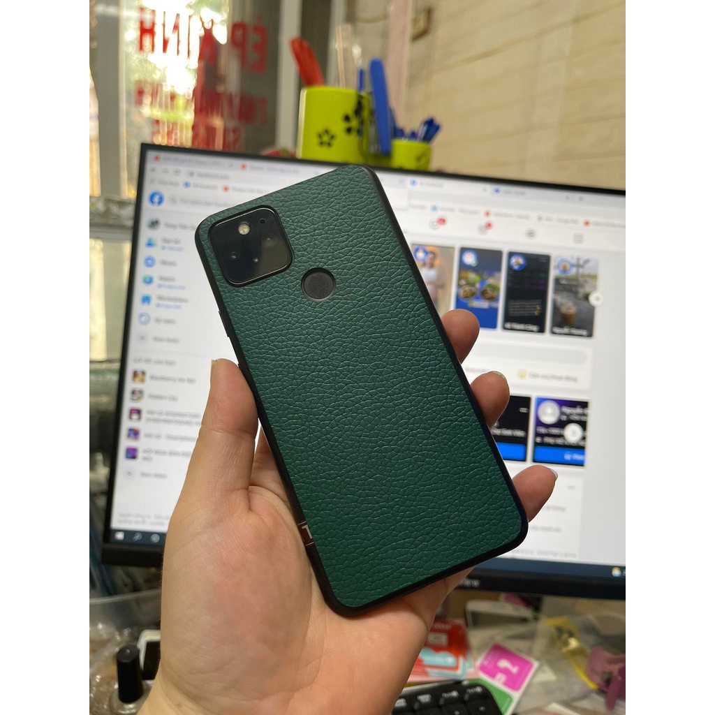 Dán da lưng điện thoại Google Pixel 5 trơn không các màu