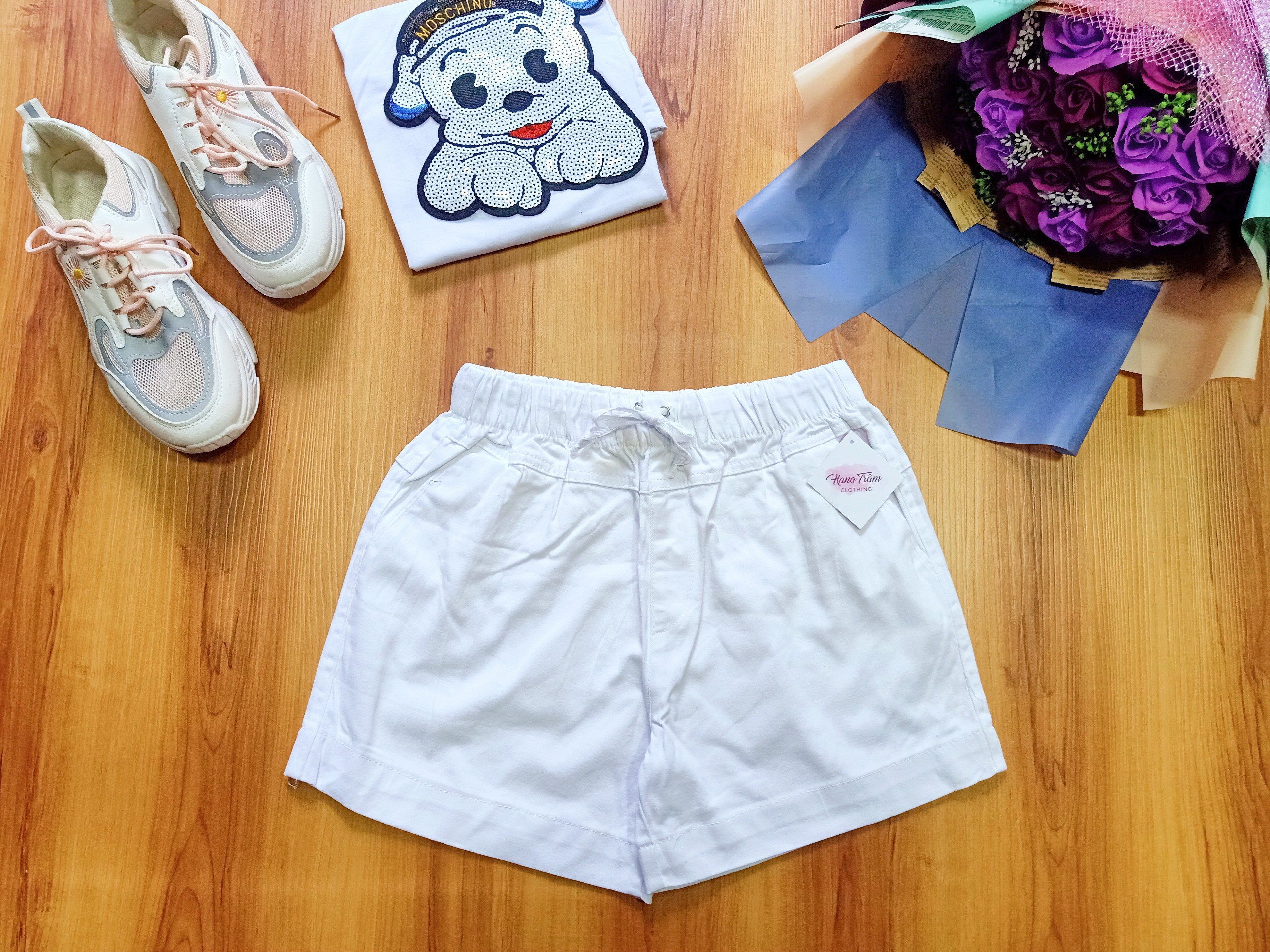 Quần sọt kaki nữ nhiều màu