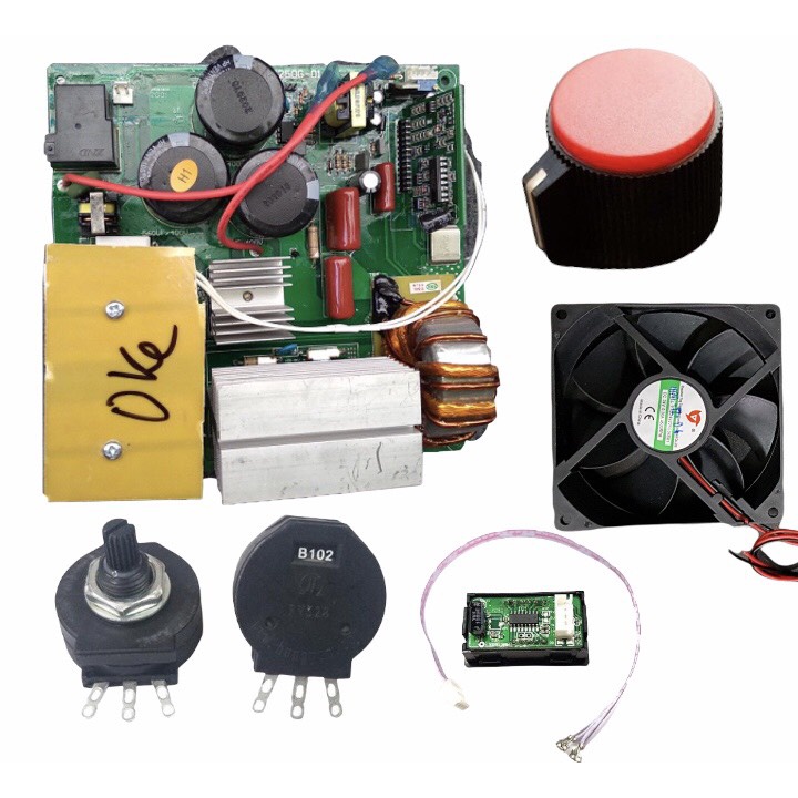 Bo mạch máy hàn que 200 - 250 đầy đủ rơ le bảo vệ