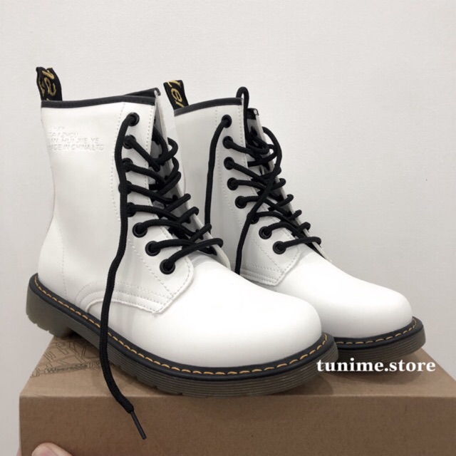 Giày High Boot Dr Da Cao Cấp Đế Mỏng BT3811