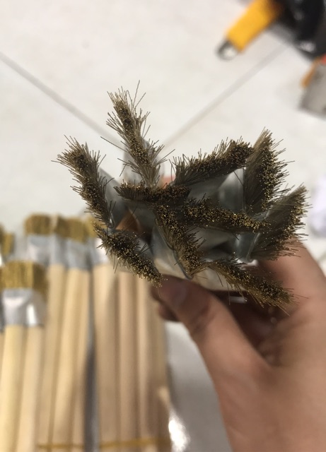 Cọ Thau( lông chải bằng thau) 5 cây