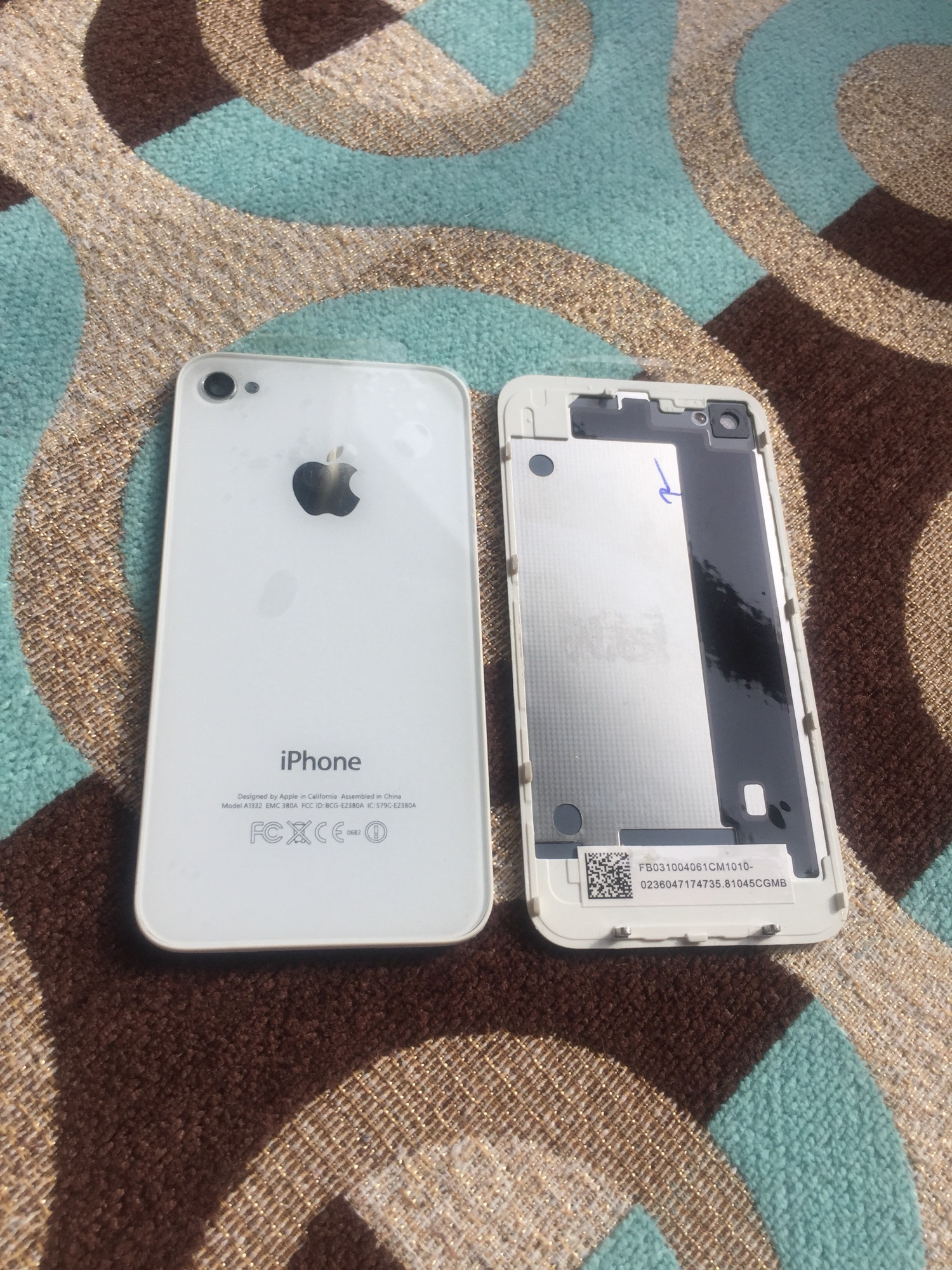 Nắp lưng máy iphone 4/4G