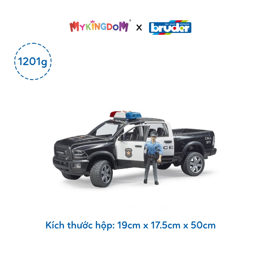 Bruder Toys Police Car Ram 2500 Bru02505