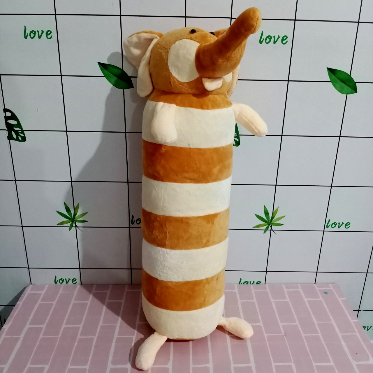 Gối ôm mèo kitty hình thú hàng cao cấp giả rẻ vải lông mịn