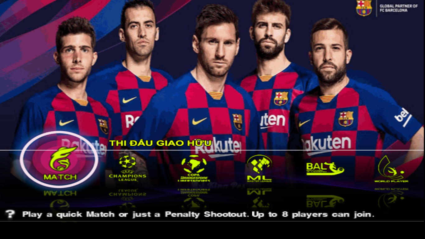 Đĩa PES2020 Tiếng Việt + Bình Luận Tiếng Việt