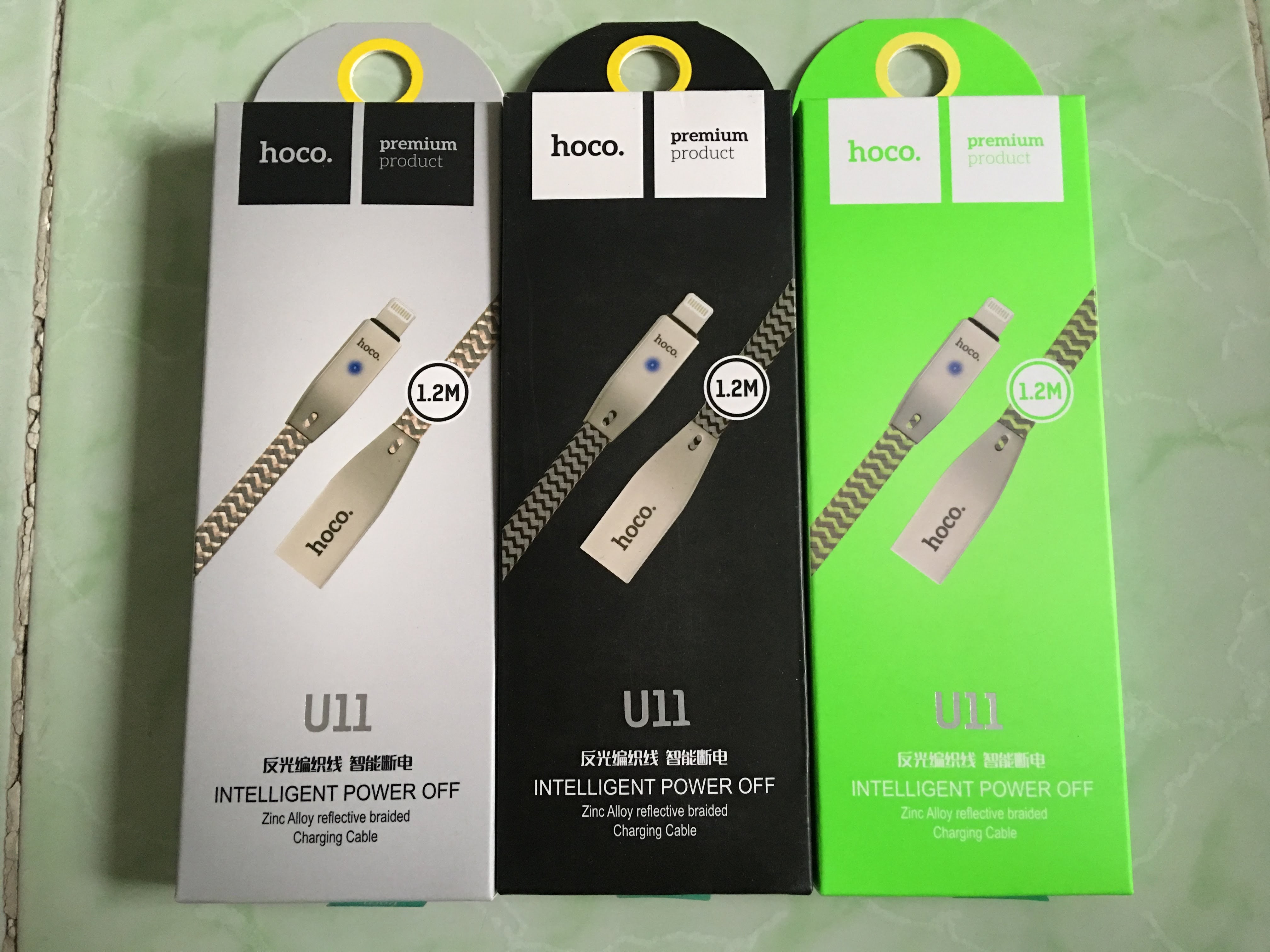 Cáp sạc iPhone tự ngắt sạc khi đầy pin Hoco U11