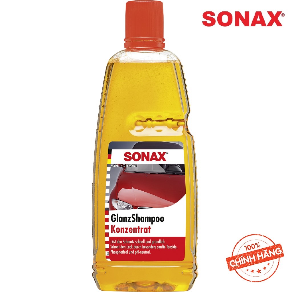 Nước Rửa Xe Ô Tô Đậm Đặc Sonax 1000ml Shampoo Concentrate