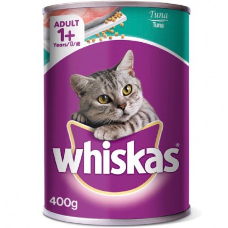Pa tê Whiskas tuna 400g thức ăn ướt cá ngừ cho mèo